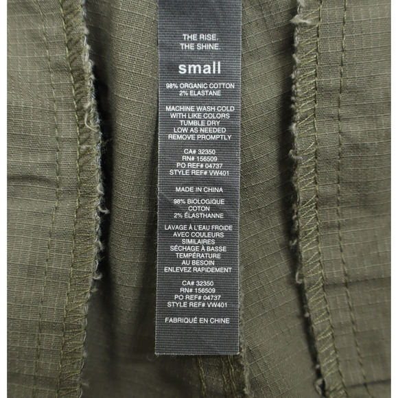 Vuori Women's Ripstop Oregano Camo Camouflage Cotton Pants Sz S - Picture 6 of 8